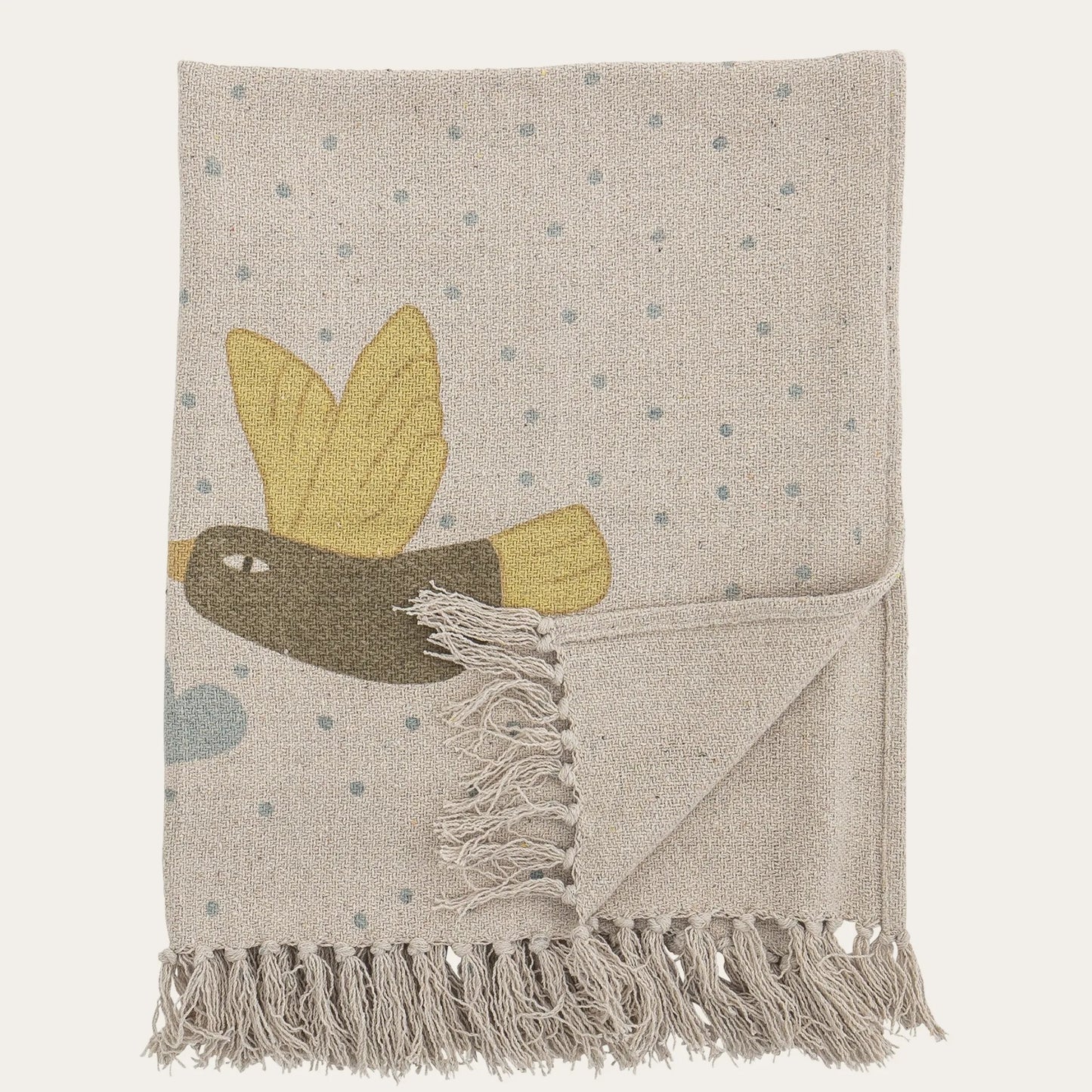 Alois Throw, Nature, Recycled Cotton