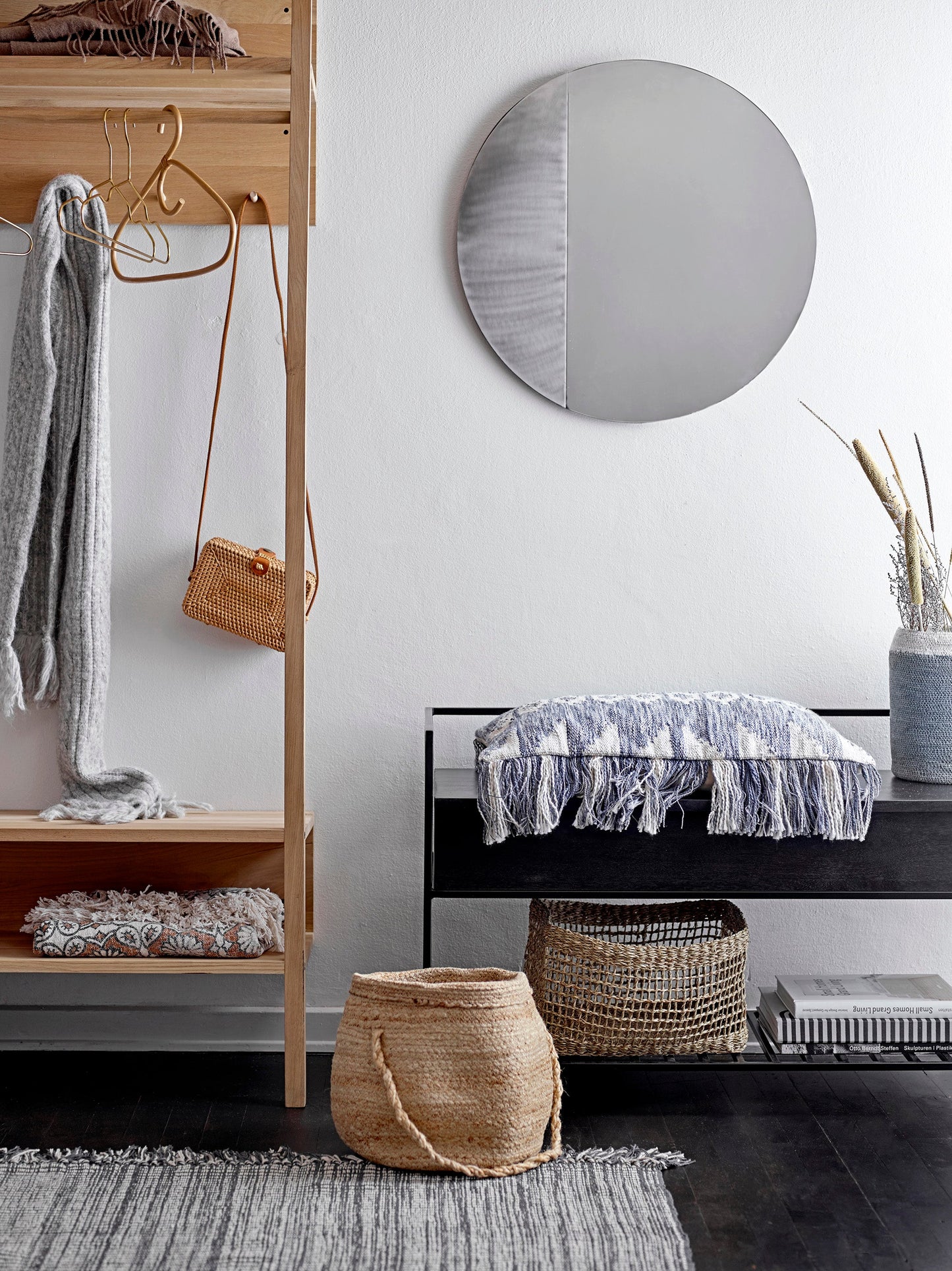 Arch Hanger, Nature, Rattan
