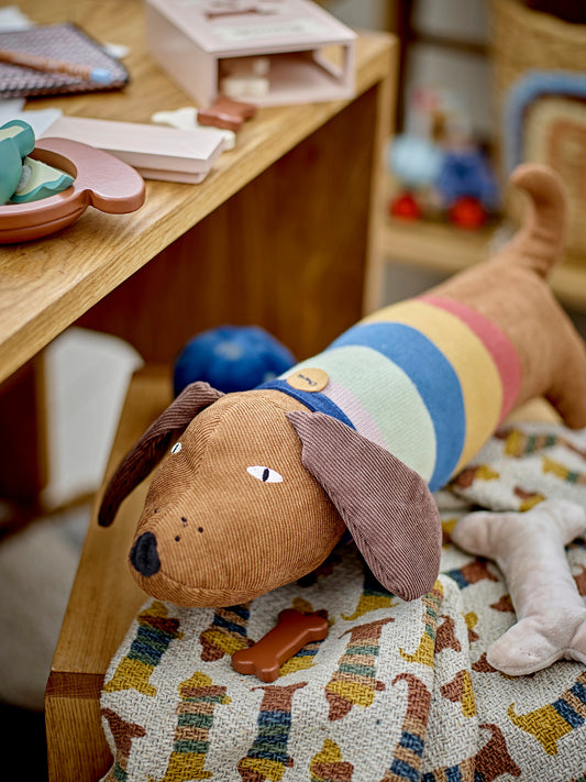 Charlie Throw, Brown, Recycled Cotton