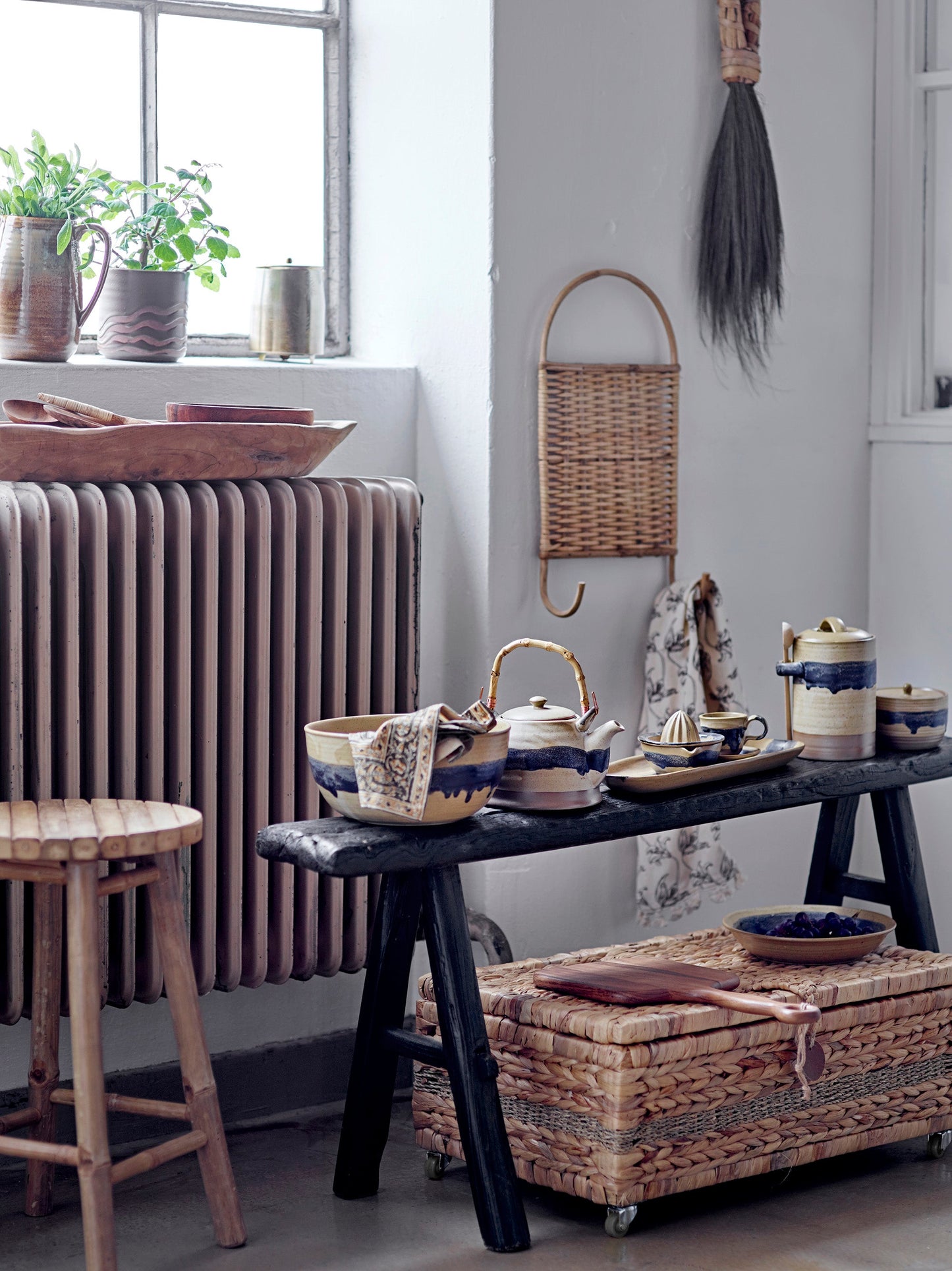 Christiane Coat Rack, Nature, Cane
