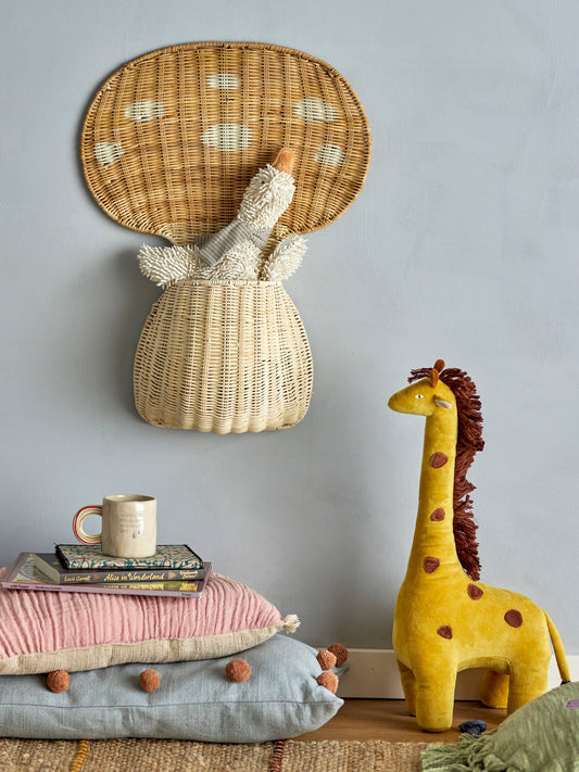 Jaspar Wall Basket, Nature, Rattan