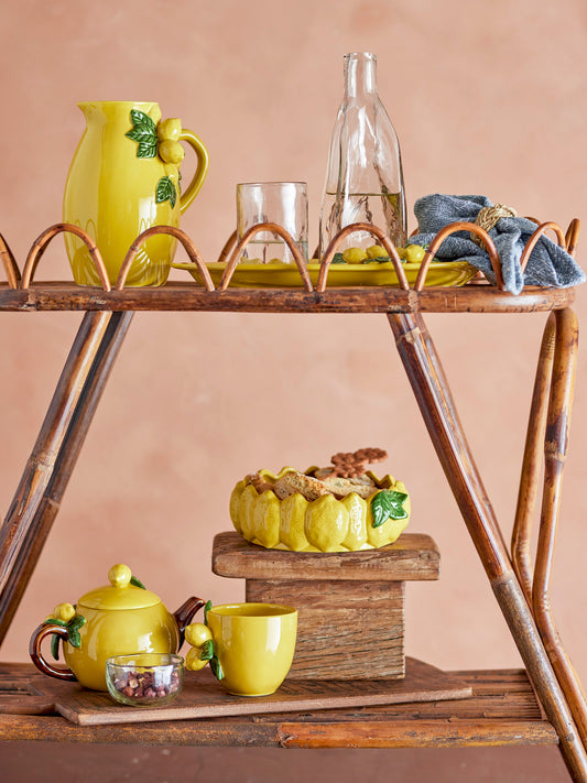 Limone Teapot, Yellow, Stoneware