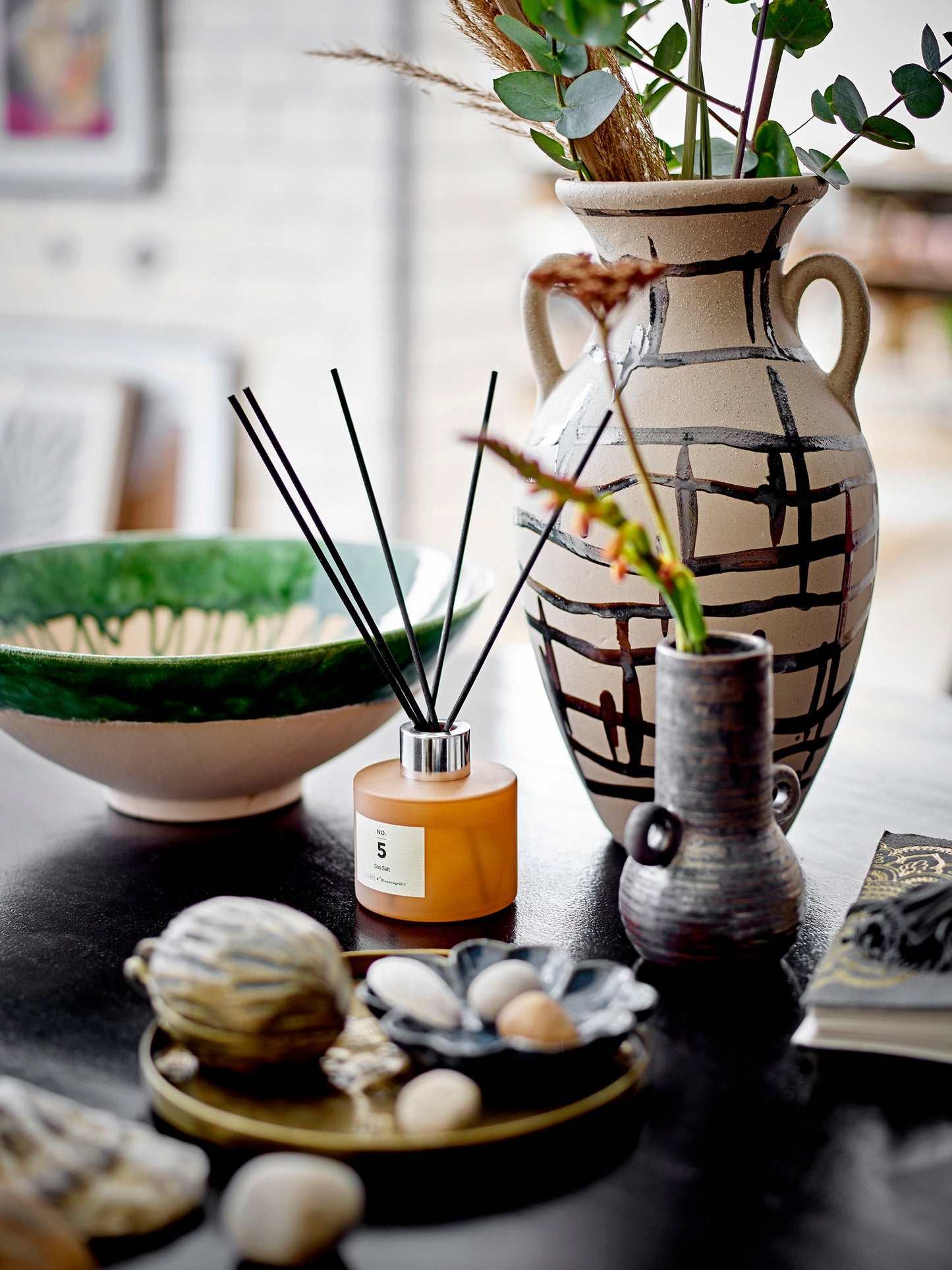 NO.5-Sea Salt Scent Diffuser,Brown, Scent Liquid