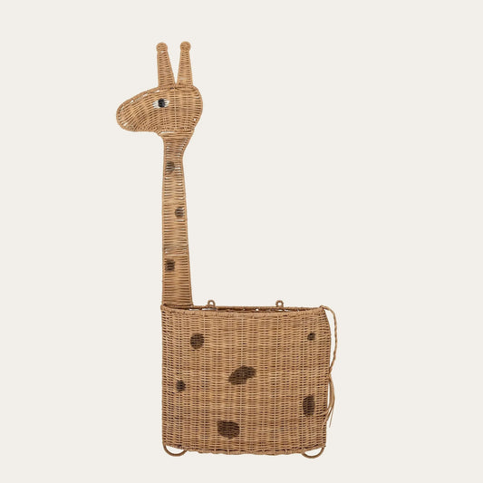 Philine Wall Basket, Nature, Rattan