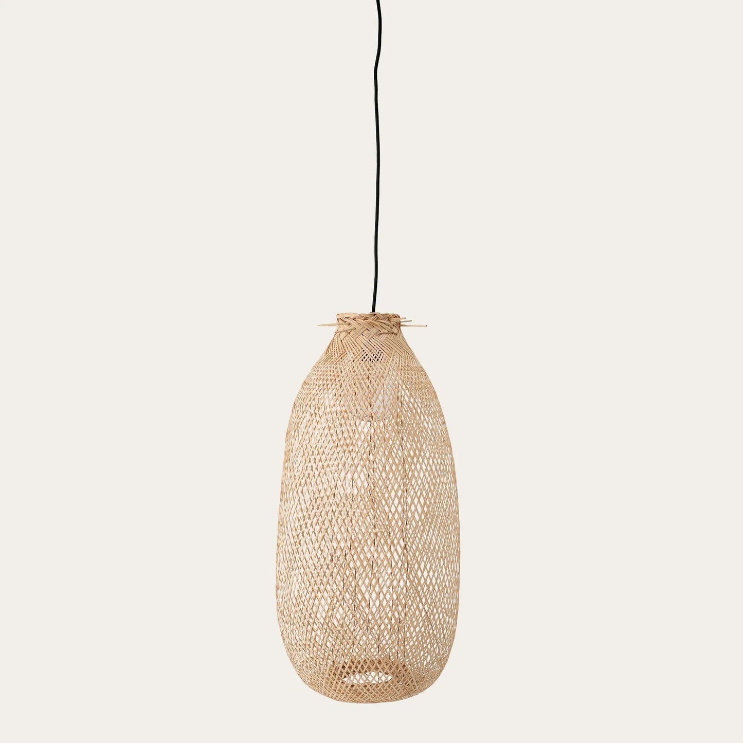 Evert Pendant Lamp, Nature, Bamboo