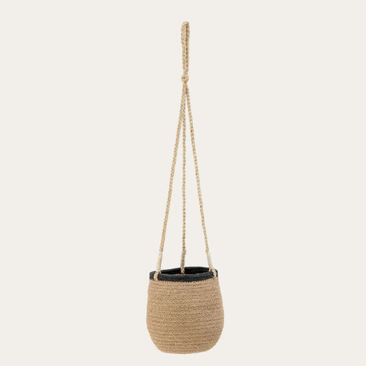Poline Flowerpot, Hanging, Nature, Jute