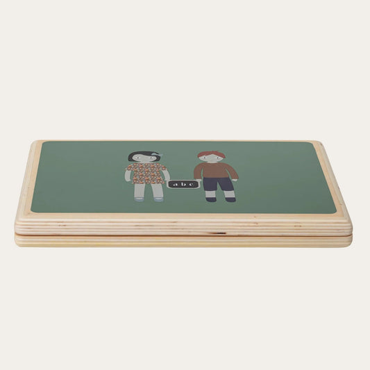 Dac Toy Computer w/Blackboard, Nature, Plywood