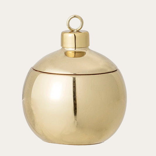 NORDIC-Forest Scented Candle, Gold, Natural Wax