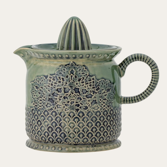 Liselu Lemon Juicer, Green, Stoneware