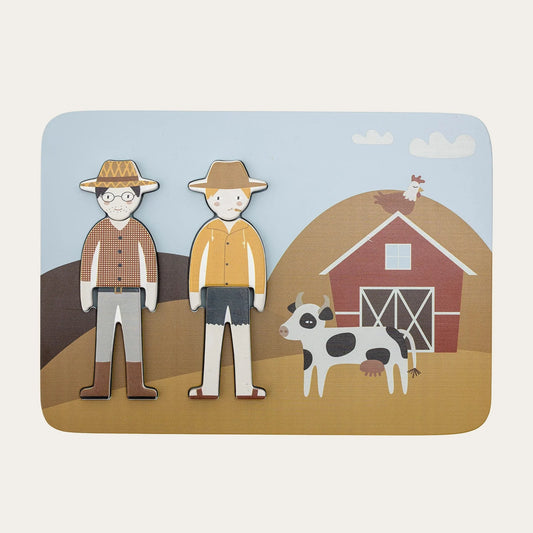 Dylan Puzzle, Brown, MDF