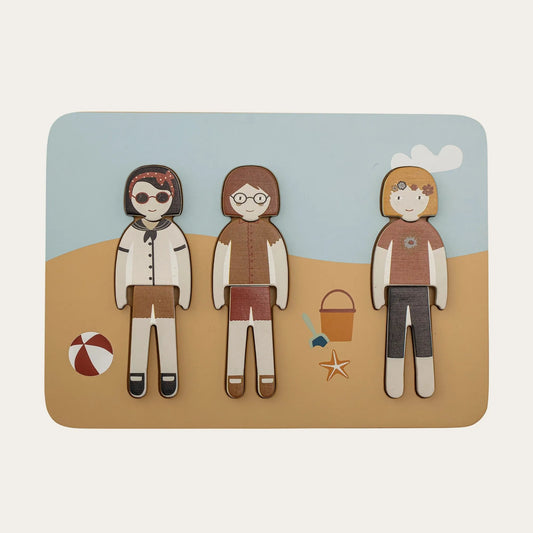Gabi Puzzle, Yellow, MDF