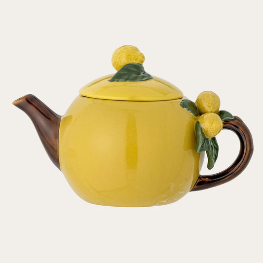 Limone Teapot, Yellow, Stoneware