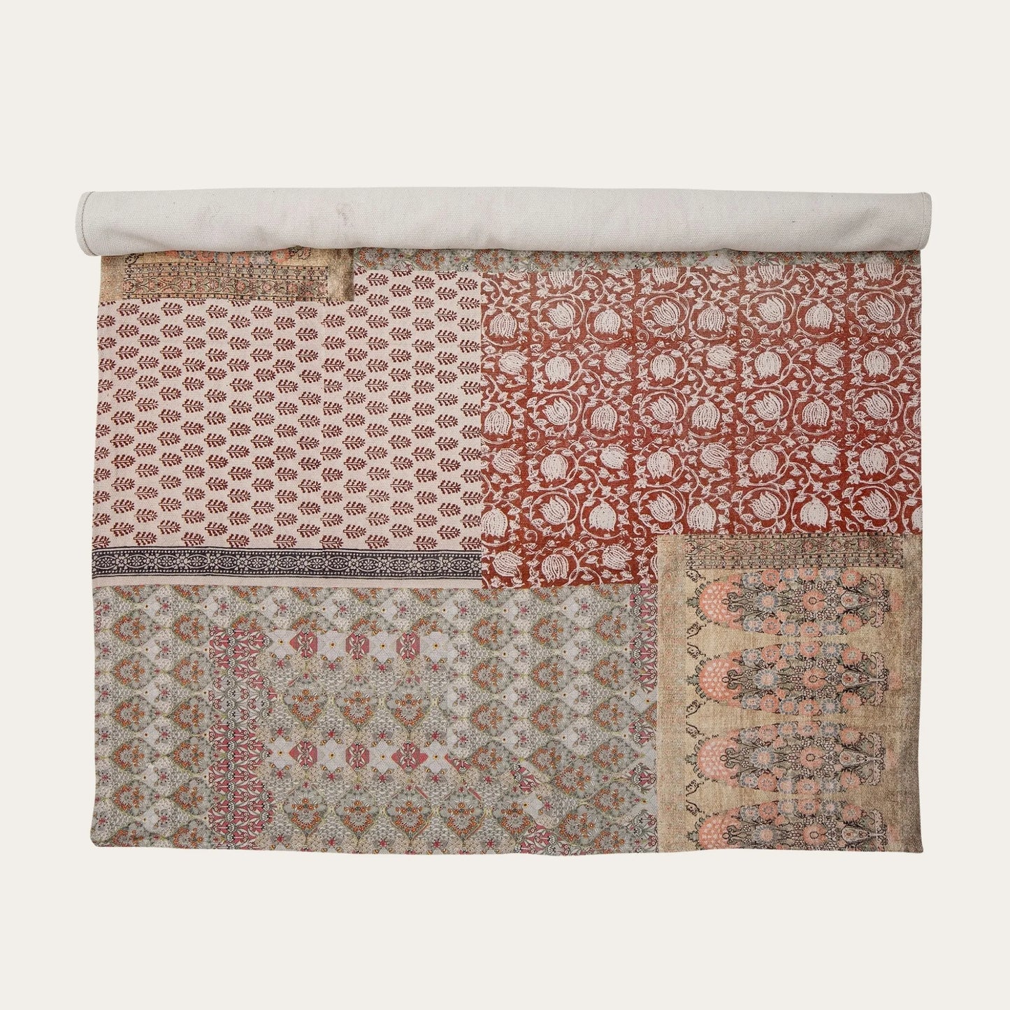 Ysolde Rug, Red, Cotton