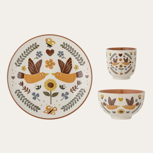 Bryn Tableware Set, Nature, Stoneware