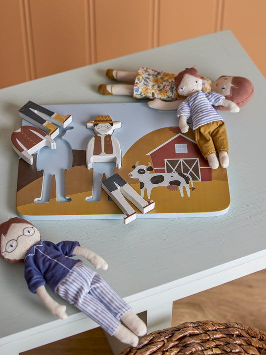Dylan Puzzle, Brown, MDF