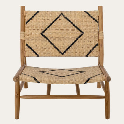Lennox Lounge Chair, Nature, Teak