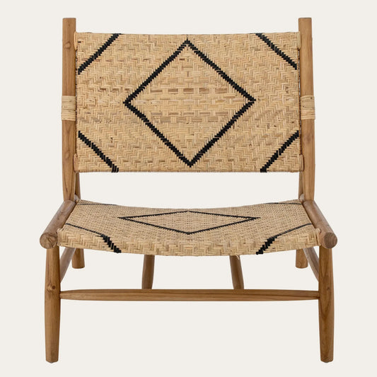 Lennox Lounge Chair, Nature, Teak