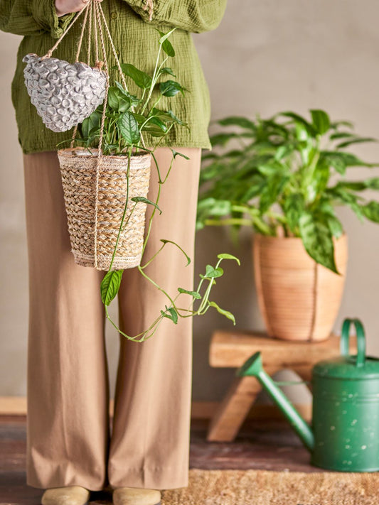 Dalil Flowerpot, Hanging, Nature, Seagrass
