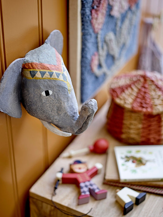 Elli Wall Decor, Grey, Paper Mache