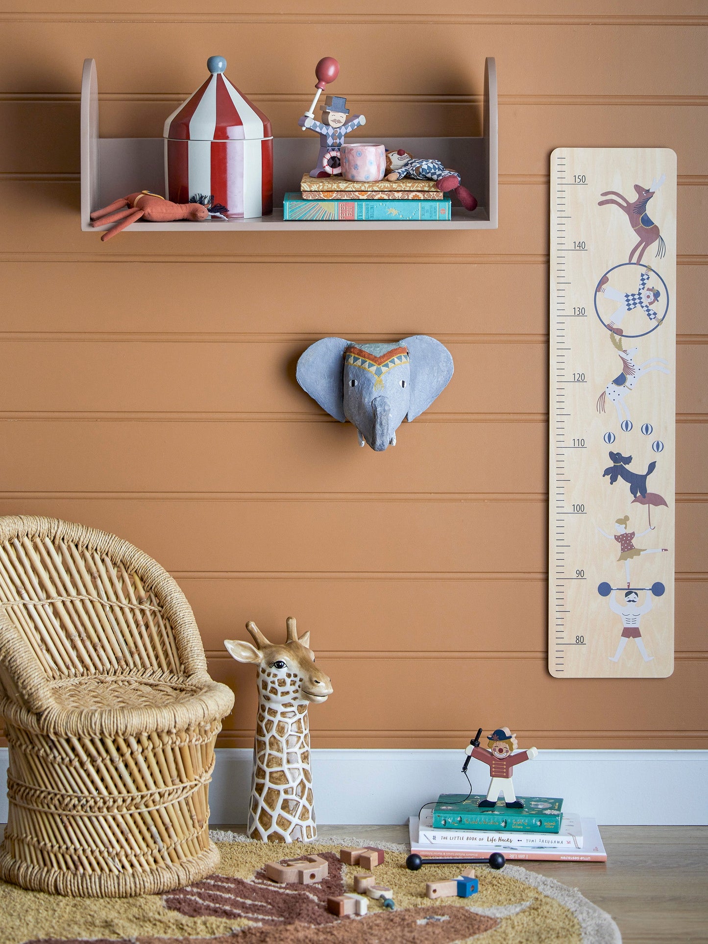 Elli Wall Decor, Grey, Paper Mache