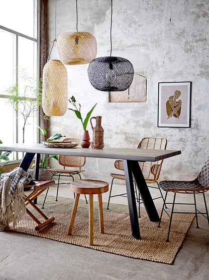 Evert Pendant Lamp, Nature, Bamboo