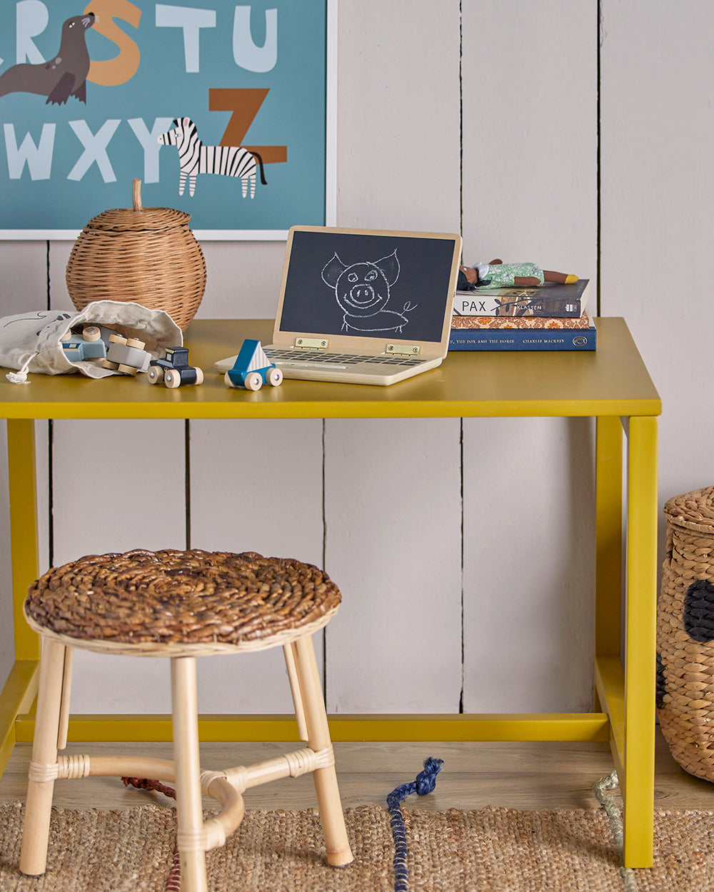 Hubert Stool, Nature, Banana Palm Bark