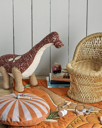 Isak Wall Decor, Brown, Cotton