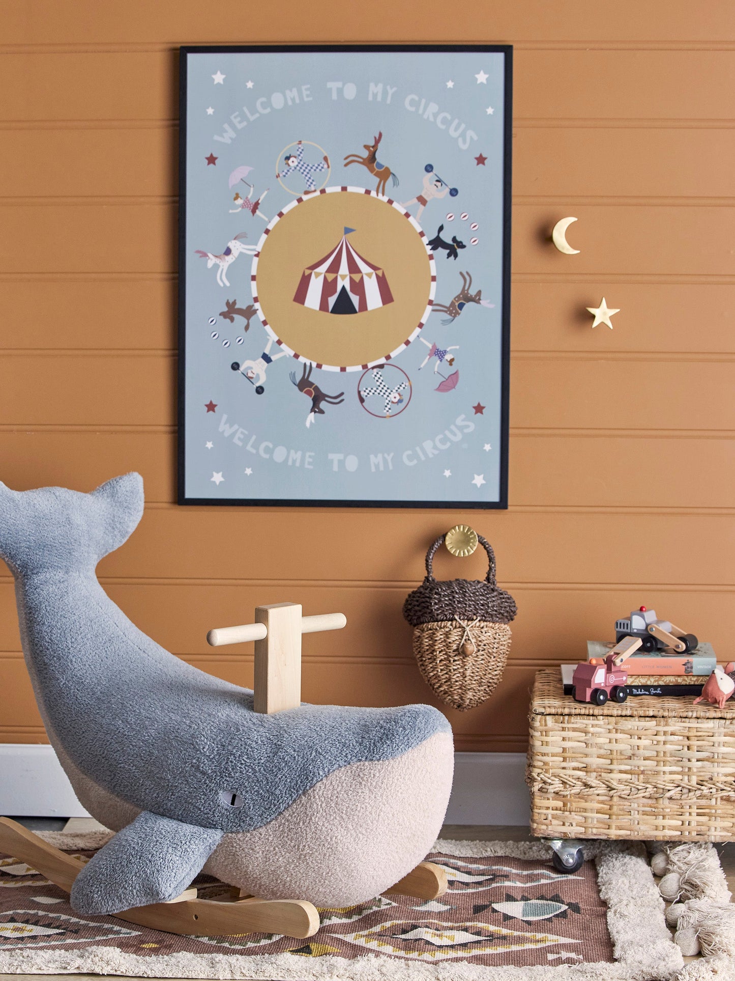 Lutz Rug, Brown, Cotton