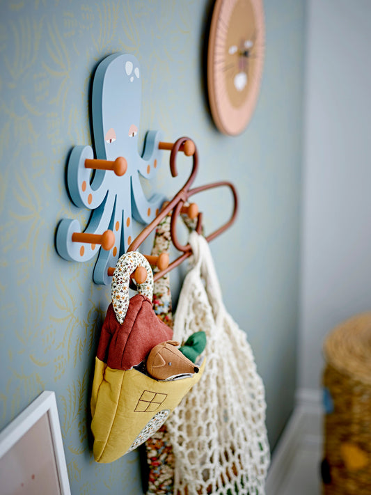 Oswall Coat Rack, Blue, Lotus